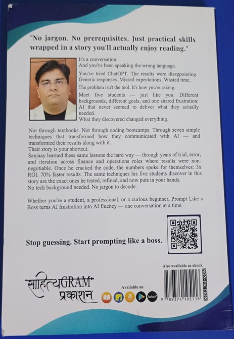 Prompt Like A Boss — Back Cover